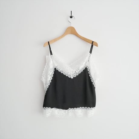 2026SS今季・人気完売品 未使用 FORME SATIN LACE CAMISOLE 26Sp-LaceCami 2606-0391