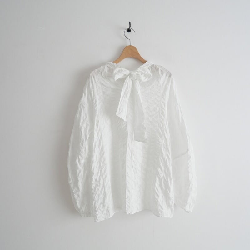 2023SS今季 / IENA / Cotton Wave BackBowブラウス / 230 