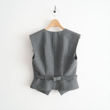2024SS今季 / ENFOLD / MINIMAL-SHAPE-VEST / 300HS130-0420 / 2406-0174