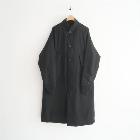 〇2022AW / Y’s / POLYESTER PADDED TYPEWRITER RIB LONG COAT / YE-C16-900 / 2507-1300