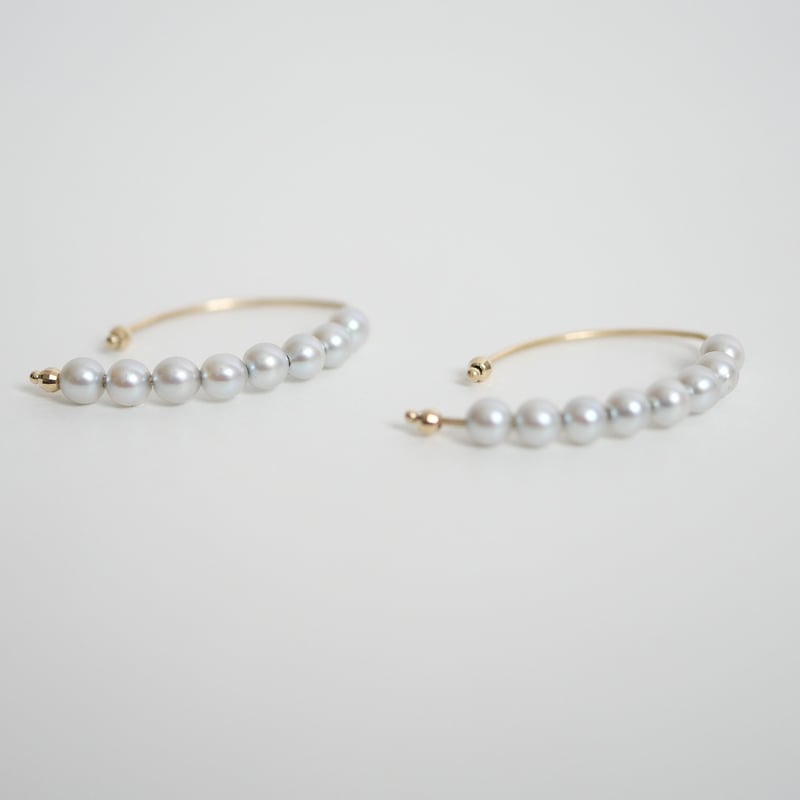 MIZUKI / ベビーパールピアス K14YG / 2401-0297 | retore o