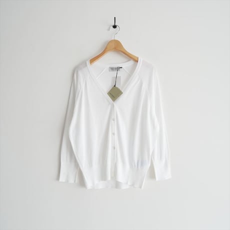 未使用 / JOHN SMEDLEY / Vネックカーディガン3/4SLEEVE / S4062 / 2508-2177