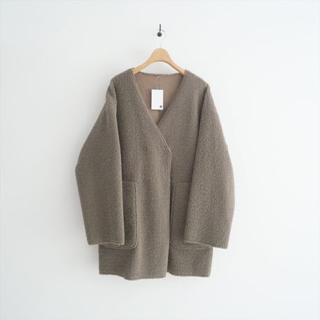 〇2022AW / Cloth＆Cross / フェイクムートン ショートコート / CO-L82 / 2503-0693