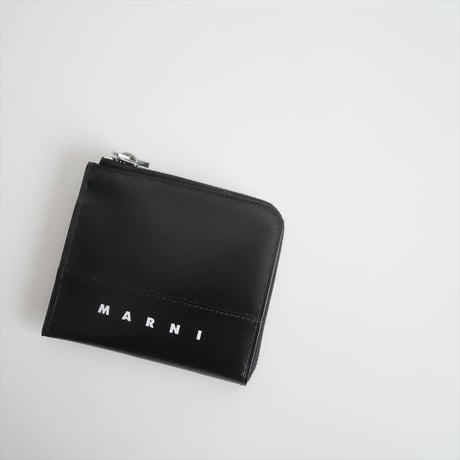 2024AW今季 / 未使用 / MARNI / ブラック ジップアラウンドウォレット / PFMI0075A0 / 2411-1087