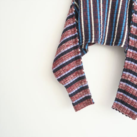 2024AW / CITYSHOP購入品 / WASTE YARN PROJECT / CARO TURTLE BECK PONC：ニット / 24080043002130 / 2504-2015
