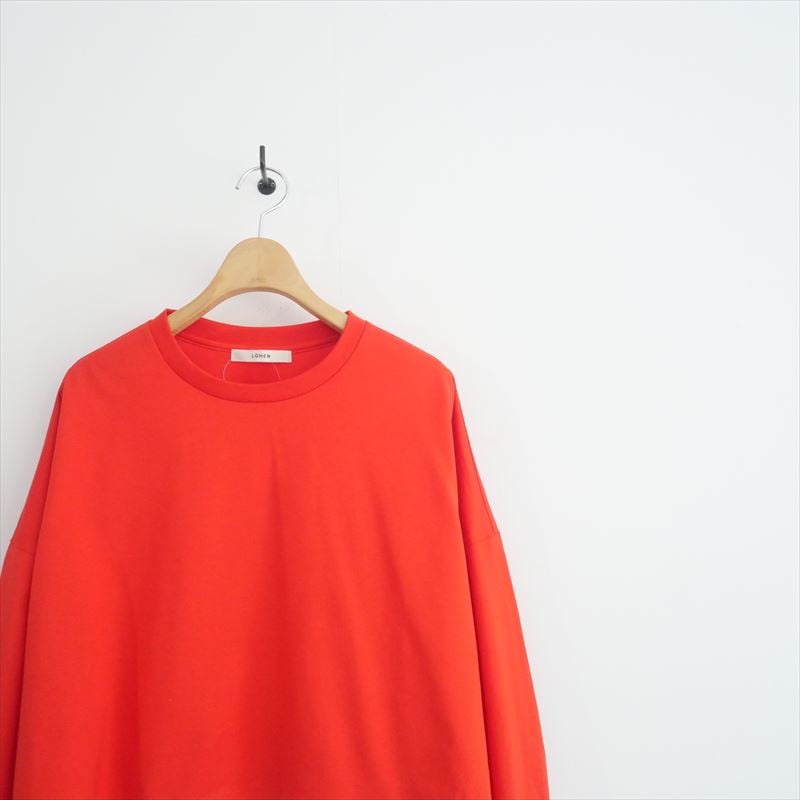LOHEN ボキシーライン クロップドロンT 赤 2024AW・人気完売品 / LOHEN / Voxy line cropped T shir