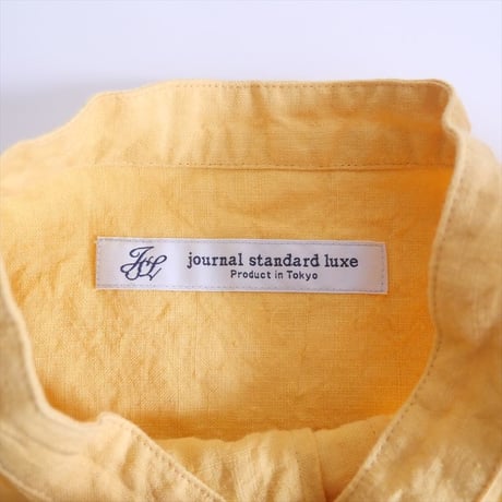 2022SS / 未使用 / journal standard luxe / 40リネン スタンドプルシャツ / 22050440021010 / 2505-0943