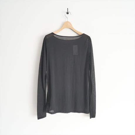 2023AW / Plage / ボートネック Sheer ロンT / 23070922103030 / 2411-1127