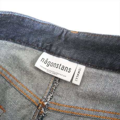2023・人気完売品 / nagonstans / curve denim trousers / 470GA431-0190 / 2504-1248
