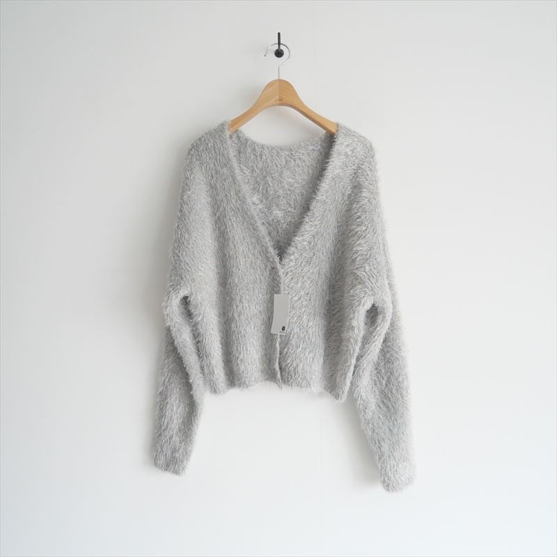 2023AW / Ameri / GLITTER SHORT KNIT CARDIGAN /