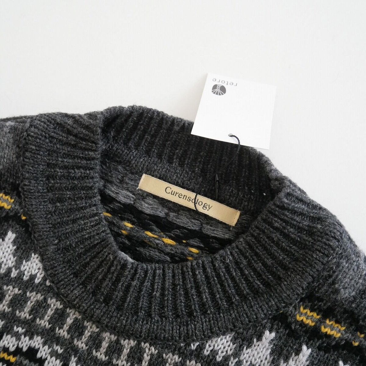 Curensology フェアアイルニットプルオーバー Curensology フェアアイルニットプルオーバー新品