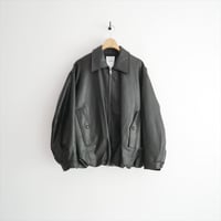 2025AW・人気完売品 CLANE FAKE LEATHER BALLOON JACKET 19101-0012 2604-0638