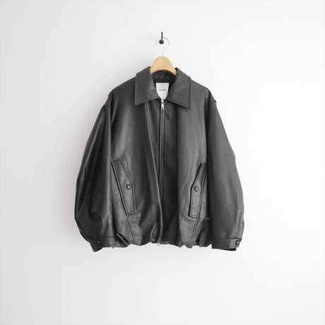 2025AW・人気完売品 CLANE FAKE LEATHER BALLOON JACKET 19101-0012 2604-0638