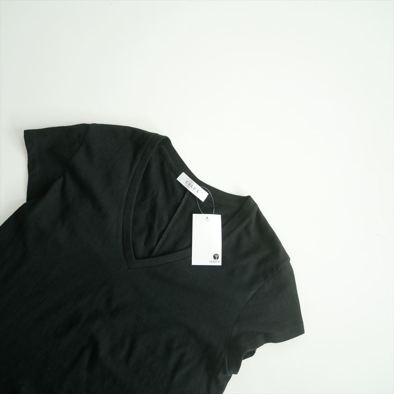 DEUXIEME CLASSE別注 / CALUX / VネックTシャツ / CA24DEU-