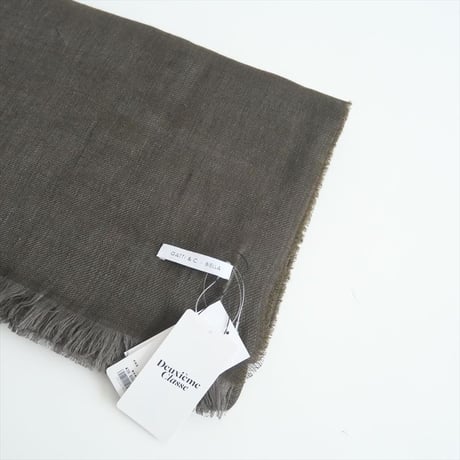 2023SS / 未使用 / DEUXIEME CLASSE購入品 / GATTI&C-BIELLA / リネンストール / 23096510000110 / 2411-0616