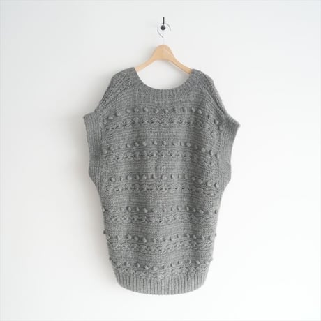 2023AW / Pheeta / Clara ニットベスト / 8918-699-0001 / 2501-0374