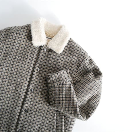 2022AW / R&D.M.Co-/OLDMANS TAILOR / omt-aw807 TWEED BOA BLOUSEN GUN CLUB CHECK / 2500-0358