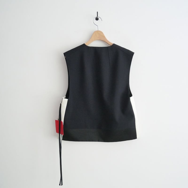 TOMORROWLAND .B ウールオックス サイドジップジレ