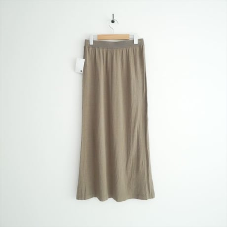2025SS Plage silk/linen long スカート 25060922707020 2606-0423