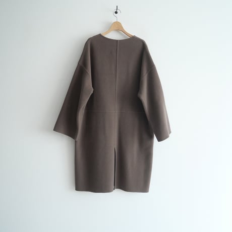2021AW / RIVE DROITE / ダブルモッサノーカラーリバーコート / 2203-0103