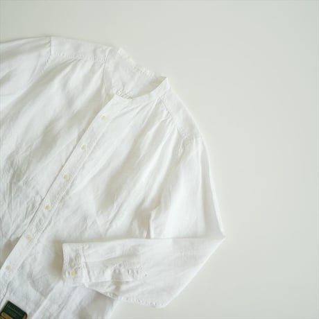 ASEEDONCLOUD / HW collarless shirt リネン / 231610 / 2507-2121