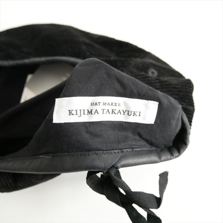2023AW / 未使用 / IENA購入品 / KIJIMA TAKAYUKI / ORGANIC CORDUROY BERET / 23095910000930 / 2511-1147