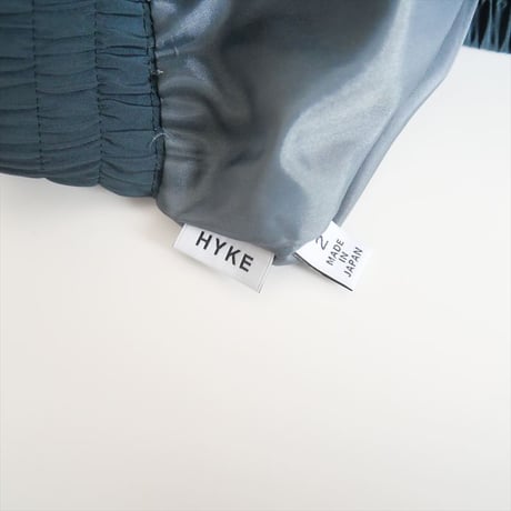 継続販売型 / HYKE / TAFFETA PLEATED SKIRT / 14150 / 2410-1003