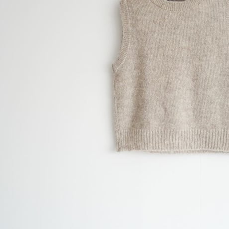 2025AW / FLORENT / MOHAIR KNIT VEST / 2505F07004 / 2601-0267