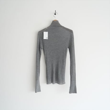 〇2024AW / conte / リブ タートルネックニット / 8513-199-0002 / 2510-0837
