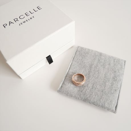 2025 / PARCELLE JEWELRY / パヴェ ピンキーリング / 2601-0804