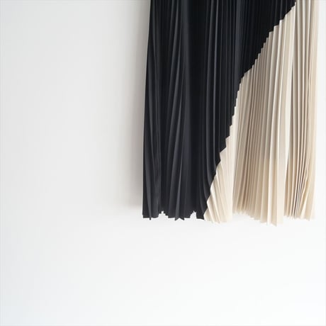 2024AW・人気完売品 / HYKE / TAFFETA PLEATED PANELED SKIRT / 14151 / 2501-0613