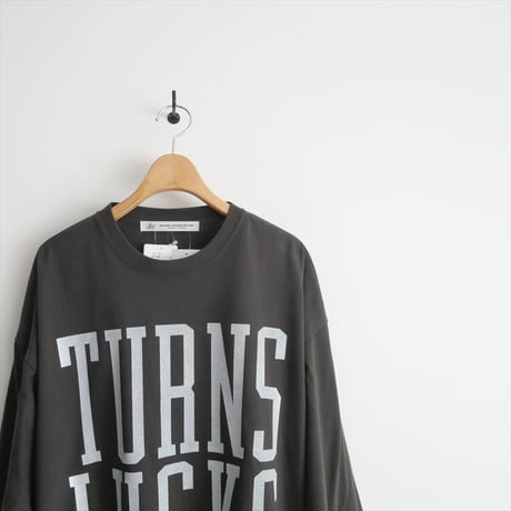 2025SS今季新作・人気完売品 / 未使用 / journal standard luxe / プリントロンT TURNS LUCKS / 25070440204010 / 2504-0153