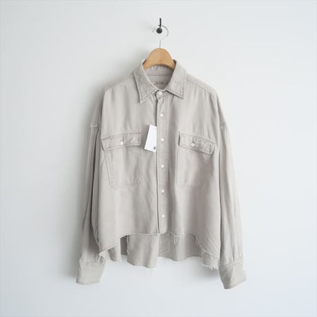 2024・人気完売品 / Whim Gazette / テンセル繊維使用シャツ / WGZ1041604A0006 / 2411-2154