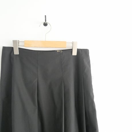 2023SS / MUSE de Deuxieme Classe購入品 / Col Pierrot / CTN PLEATED スカート（BLACK） / 2402-0605