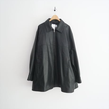2025・人気完売品 / ETRE TOKYO / フェイクレザーオーバーサイズブルゾン / 1225101032 / 2510-0044