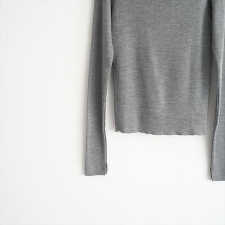2024AW / Plage / super100s Jersey boat/N　プルオーバー / 24070922744030 / 2501-0070