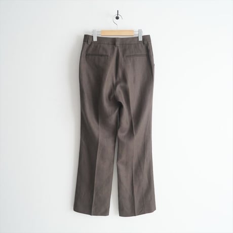 2022SS / DEUXIEME CLASSE / スリム フレア パンツ(linen) / 22030500810010 / 2405-1134