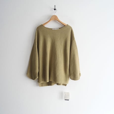 2022 / 未使用 / L'Appartement / Linen Boat Neck Knit / 22080560104510 / 2306-0332