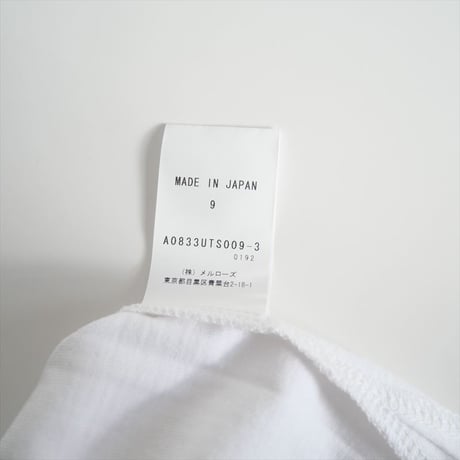 2023AW・人気完売品 / 未使用 / THIRD MAGAZINE / バックプリントロングTシャツ / A0833UTS009 / 2411-2135