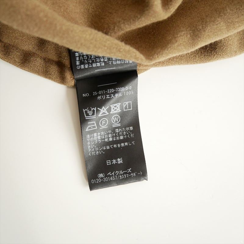 2025AW今季・人気完売色 / FRAMeWORK / フェイクスエードドレープジレ