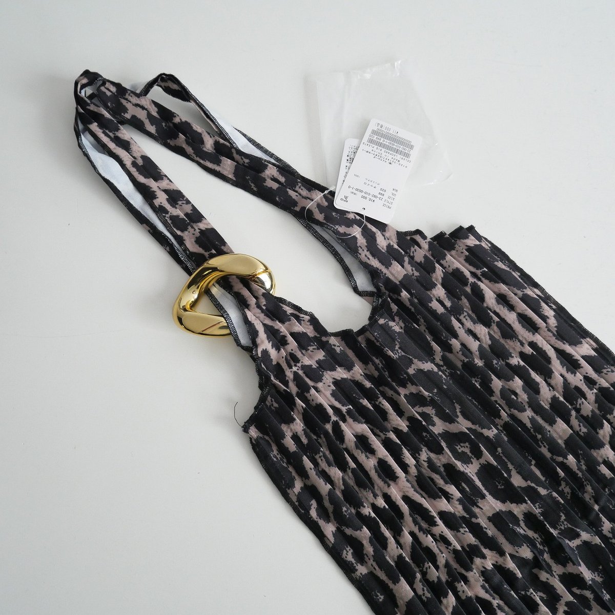 2023 / 未使用 / CELERI / LEOPARD BIG PLEATS バッグ /