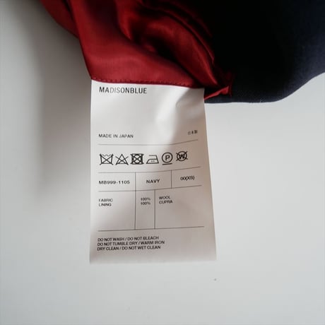 継続販売品 / MADISON BLUE / BLEECKER W6B BLAZER / MB999-1105 / 2601-0626