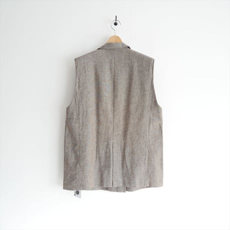 2025SS / SACRA / LINEN COTTON CHAMBRAY GILET / 125106061 / 2509-2029