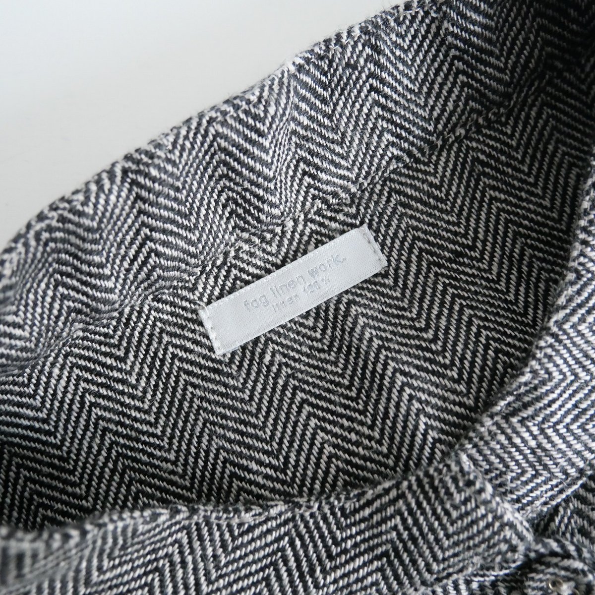 2023 / キナル別注 / fog linen work / ヴェルナ コートワンピース ヘ