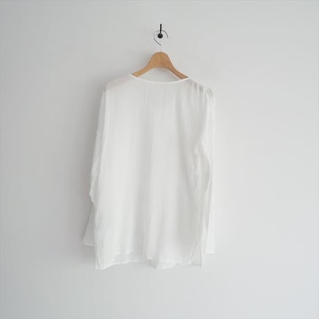 SLOBE IENA / ガーゼ 2WAYブラウス / 24051912602020 / 2408-0935