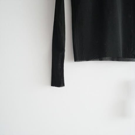 2024SS今季 / 未使用 / Plage / Mesh Sheer ロンT / 24070922103010 / 2406-0114