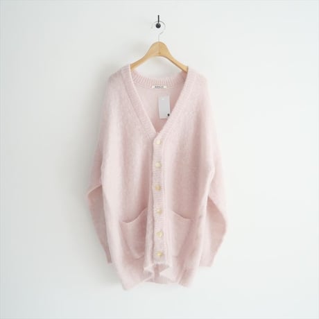2022AW / AURALEE / BRUSHED SUPER KID MOHAIR KNIT LONG CARDIGAN / A22AC03KM / 2402-2027