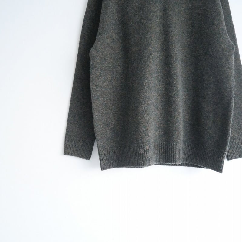2021AW / ATON / SILTE MOULINE OVERSIZED V/N SW