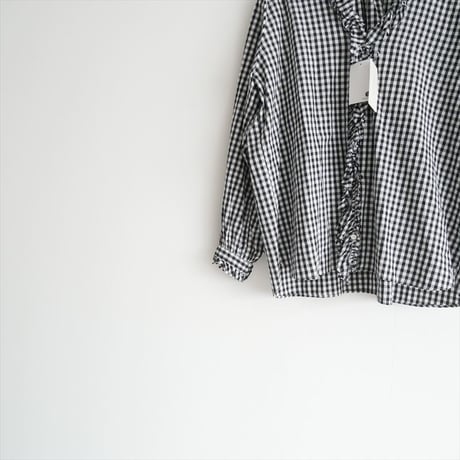 2024SS・人気完売品 / 未使用 / journal standard luxe / ギンガム フリルブラウス / 24050440008010 / 2511-0143