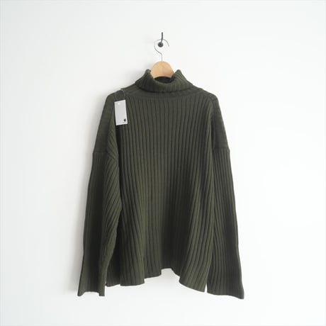 2023AW / 未使用 / Plage / wide rib turtle ニット / 23080922728030 / 2412-2026